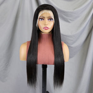 Pelucas de Cabello Humano 200% Natural, de 10 a 30 Pulgadas, Lisas, con Frente de Encaje Transparente 13x4 - Product Image 4