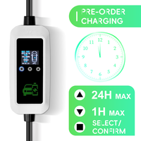Chargeur EV portable de haute qualité Mode 2, vente en gros, chargeur intelligent IP66 avec prise GB/T 2 et lumière LED, compatible avec BYD