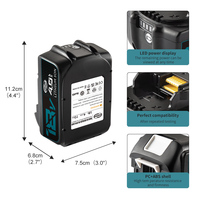 Batterie de perceuse sans fil de remplacement 4Ah 18V pour BL1850 BL1840 BL1860 BL1830 BL1845 Batterie d'outil électrique