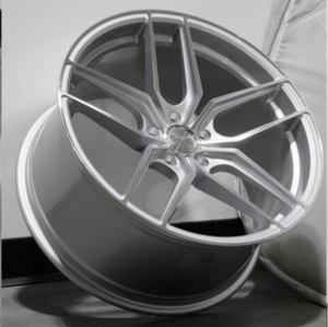 ล้อรถสปอร์ตแบบฟอร์จน้ำหนักเบาสั่งทำพิเศษ 5x114.3 ขอบลึกสีเงินขัดเงาอะลูมิเนียมสำหรับรถยนต์นั่งส่วนบุคคล ขนาด 98 มม. 100 มม. 20 มม. 4x100 - Product Image 1