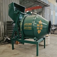Bétonnière à tambour diesel, bétonnière mobile portable pour projets de construction