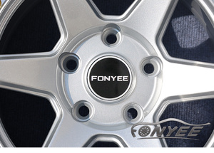Rines Fonyee OEM/ODM de 5 Radios, 15x8, 5x113.1 PCD, Estilo JDM, Diseño S1, Rines Profundos con Remaches Dorados <span class=keywords><strong>para</strong></span> Automóviles de Pasajeros - Product Image 5