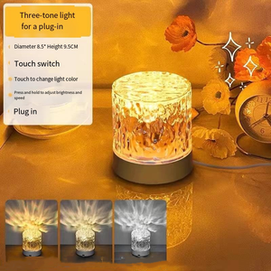 Luces de Proyección Nocturna de 3/16 Colores con Efecto de Ondas de Agua Giratorias para Decoración Navideña del Hogar y Fiestas - Product Image 4