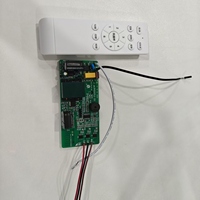 Carte de commande de ventilateur de plafond HuiShine 45W BLDC, moteur de ventilateur CC sans balais, circuit imprimé PCBA à double alimentation, carte de circuit de ventilateur ISO9001