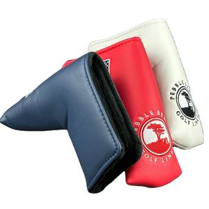 Golf PU Leder American Small Tree L Straight Putter Club Golf Kopf bedeckung - Product Image 3