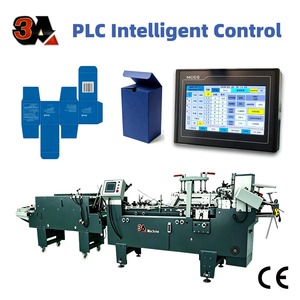 Plieuse-colleuse automatique intelligente Min-500 contrôlée par PLC avec synchronisation automatique de la vitesse - Product Image 1