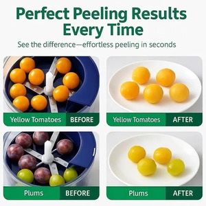 Pelador Eléctrico de Frutas y Verduras, Herramienta Automática para Pelar Frutas Pequeñas, Pelador Inteligente de Uvas, Gadget de Cocina para Pelar - Product Image 3