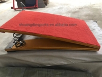 Équipement de pratique en bois dur planche élastique maison voûte Fitness jouer gymnastique athlétisme entraînement enfants tremplin