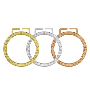 Nuevos Anillos <span class=keywords><strong>de</strong></span> Medalla con Diseño <span class=keywords><strong>de</strong></span> Estrella Creativa, Piezas <span class=keywords><strong>de</strong></span> Medalla Deportiva Redondas con Baño Electrolítico en <span class=keywords><strong>Oro</strong></span> y Plata, Accesorios Personalizados para Medallas Circulares - Product Image 1