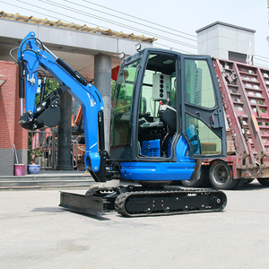 Mini Excavator 2 Ton with Bulldozer Blade Mini Hydraulic Excavator with Bucket Equipped with Kubota Engine for Orchard - Product Image 4
