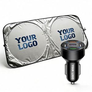 Parasol Plegable para Coche con Logotipo Personalizado, Protección Exterior para Parabrisas, Regalo Promocional Empresarial, Parasol para Coche - Product Image 1