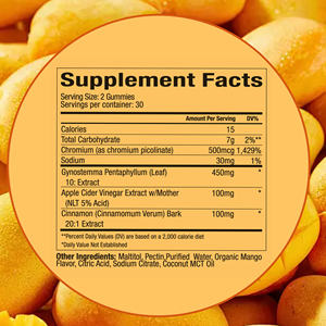 Gummies Métabolisme Marque Blanche : Soutien Sain au Poids, Réduit les Fringales, Stimule le Métabolisme - Product Image 2