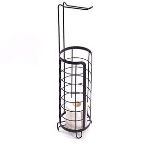 Wire Toilet Paper Holder Modern Design Iron Material Office <b>Bathroom</b> Use Eco-Friendly Tissue Box - Product Image 1