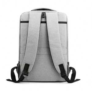 High Quality <b>Black</b> Polyester Bagpack Bags 15.6 Inch Usb Waterproof Notebook <b>Men</b> Business <b>Backpacks</b> - Product Image 3