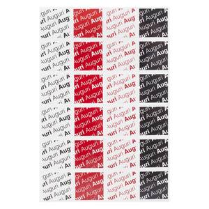 Etiqueta adhesiva cuadrada de saludos de 3cm x 3cm - Product Image 1