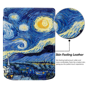 Étui en cuir PU à fermeture magnétique avec fonction veille/réveil automatique pour Pocketbook Verse Lite PB619/PB629/PB634, motifs personnalisés, ajouter un LOGO - Product Image 2