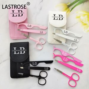 Own Brand Stainless Steel Eyelash Eyebrow Scissors and Private Label Eyelash Tweezers for False Eyelash - Product Image 4