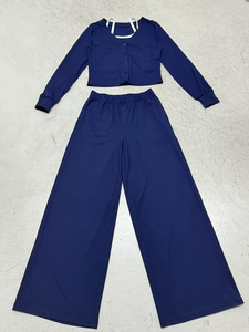 Ensemble décontracté 3 pièces pour femme, motif patchwork long, antistatique, en spandex/polyester, vêtements de détente, cardigan à manches longues, camisole sans manches - Product Image 6