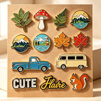Badge en émail personnalisé, couleur tendance, dessin animé, collection de cadeaux en métal, décoration pour vêtements
