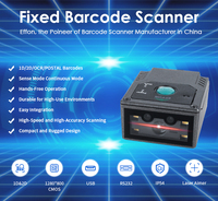 Lector de Códigos de Barras de Montaje Fijo 2D Impermeable para Exteriores OEM con Interfaz USB/RS232, 200 Escaneos/seg, en Existencia