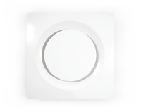 Diffuseur de ventilation de plafond en aluminium avec registre papillon, pour alimentation en air des conduits de climatisation