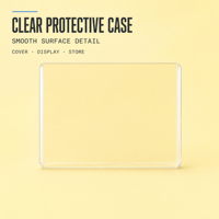 Étuis de protection transparents en PVC anti-RFID pour cartes de visite, cartes photo de collection et accessoires de trading – Présentoirs et rangements