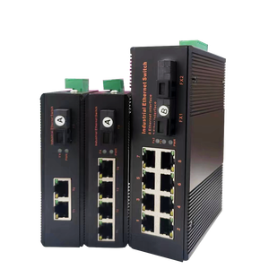 ตัวแปลงสื่อใยแก้วนำแสงขายดี 1 พอร์ตไฟเบอร์ + 2 พอร์ต RJ45 สวิตช์อีเธอร์เน็ตออปติคอลกิกะบิตอุตสาหกรรม SMF 20KM - Product Image 4