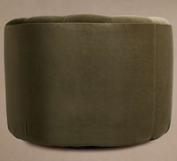 Canapé en tissu moderne, meubles de salon, fauteuils pivotants en tissu pour le loisir