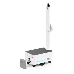 หุ่นยนต์ส่งของเชิงพาณิชย์ AGV ขั้นสูง รับน้ำหนักได้ 100 กก. กล้อง 1080p ระบบขนย้ายเคลื่อนที่ ระบบนำทางด้วยเลเซอร์ SLAM - Product Image 2