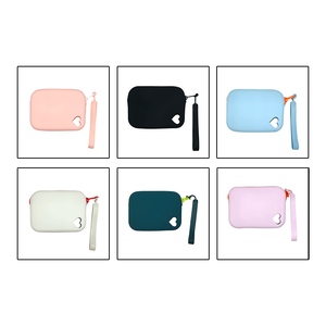 Silicone Coin Purse Zipper Square Candy Elegant <b>Box</b> Customized <b>Storage</b> Bag Unisex Travel Mini Portable Waterproof - Product Image 4