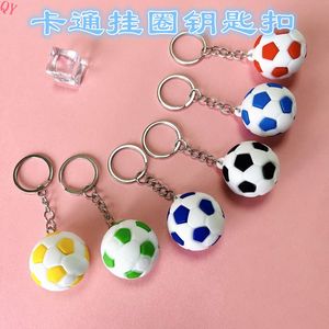Llavero de pelota promocional QQ, llavero de cuero sintético duro con diseño de fútbol, béisbol y voleibol, de alta calidad, - Product Image 6