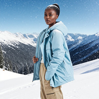 Veste Safari Unisexe Imperméable, Respirante et Coupe-Vent avec Fermeture Éclair, en Coton, Coupe Droite, pour Activités de Plein Air, Hiver, Alpinisme, Voyage et Ville