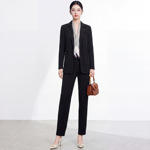 Women's Casual Pleated Office Lady Style Two-piece <b>Blazer</b> <b>Set</b> Suit Polyester Eco-Friendly for All Seasons Regular Fit 2026 Wear - Product Image 4