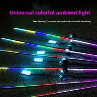 Offre Spéciale : Bande Lumineuse Optique pour Voiture, Effet Ambiance, Contrôle Vocal via Application, 10W, Compatible Universel, Lumière Magique Multicolore
