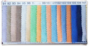 Patrón de diseño personalizado 100% tela de toalla de rizo de poliéster por metros técnica tejida absorbente de humedad de doble cara al por mayor - Product Image 4