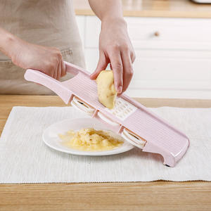 Hachoir à légumes, râpe et trancheuse de cuisine avec lames en acier inoxydable, manuel et durable - Product Image 4