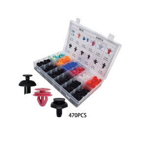 רכב אביזרי רכב פופולריים גוף דלת סט מוט מוט אטב לדחוף מסמרות פלסטיק אטב גדלי מכונית קליפים 180 מחשבים - Product Image 6