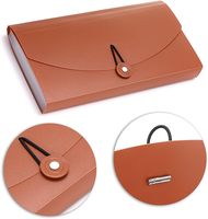 Porte-documents extensible 13 pochettes, petit classeur accordéon, porte-cartes et billets extensible, dossier de rangement