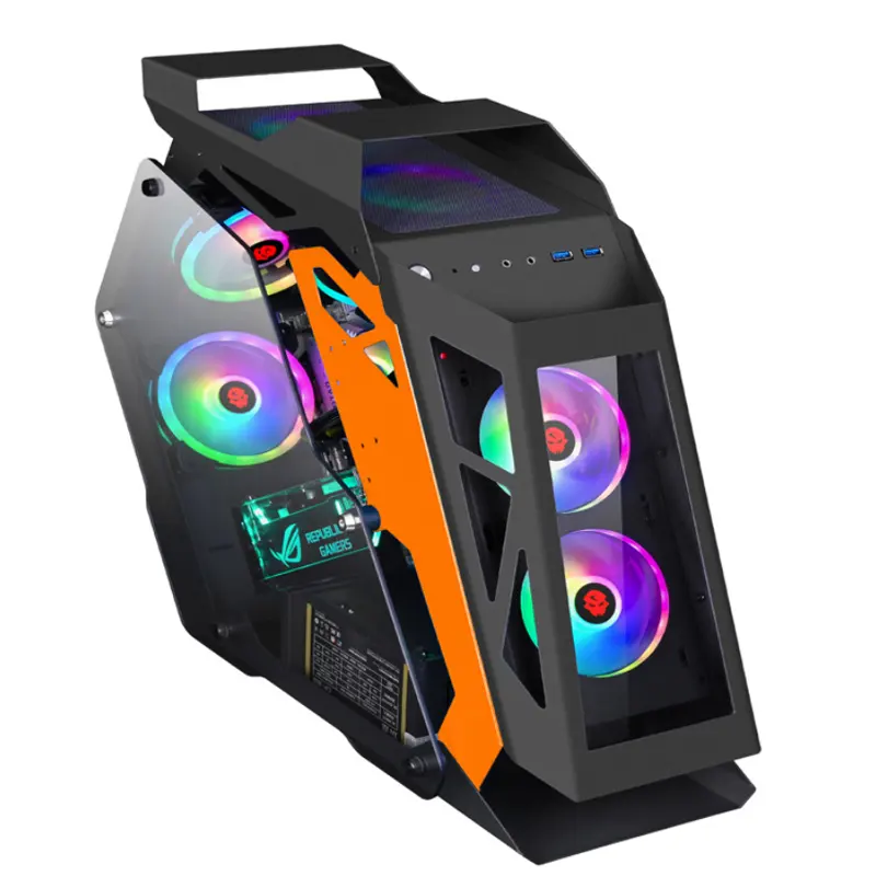 OEM Factory desktop computer & server cases full case gaming with prices of factory