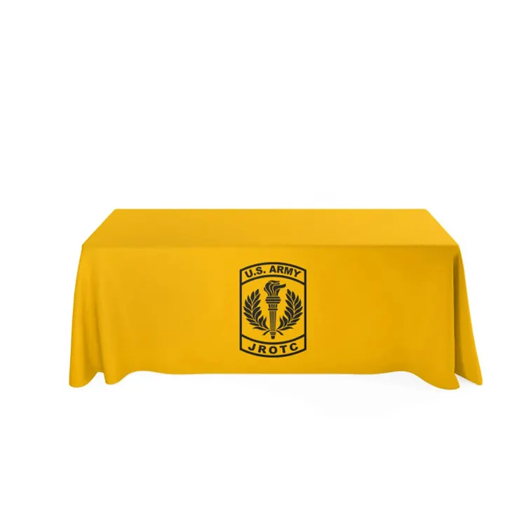 Custom Trade Show Any Custom Logo Table Cover Advertising Rectangular Table Cloth