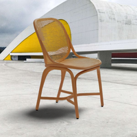 Chaises en rotin chics et durables de qualité supérieure confortables pour le salon, la salle à manger et la salle de sport pour les centres d'accueil et les cafés en plein air