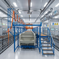 Machine de galvanoplastie au chrome, cuivre et autres métaux, pour la production de revêtements électrolytiques