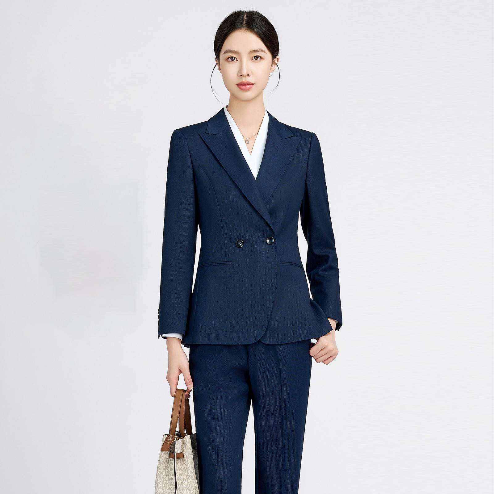 chinese dress ladies Women's Royal Blue Suit Set CODE 100  Menatique