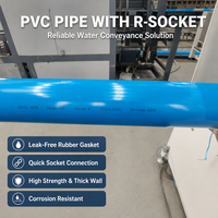 Sprinkleranlage 75mm bis 500mm Grüner Gummiring-Sockel Druckbeständiges Witterungsbeständiges Korrosionsbeständiges PVC-Rohr