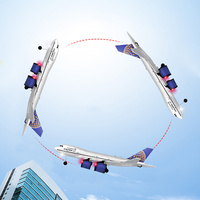 Jouets radiocommandés Avion Boeing 747 Jouets d'avion 2.4G 2CH Avion RC à aile fixe Jouets d'extérieur Drone