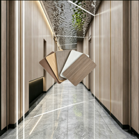 Panneaux muraux en bois de charbon de bambou moderne, panneau composite en fibre de carbone cristalline, matériaux de construction pour la décoration intérieure des murs