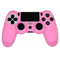 Coque de protection en silicone Finera pour manette de jeu et contrôleur - Rouge/Bleu/Vert