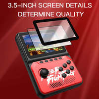 Console de jeu vidéo rétro portable 2700 en 1, prend en charge deux joueurs, 16 bits, écran LCD couleur de 3,5 pouces, mini console de jeu portable