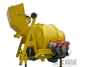 Мобильный дизельный бетоносмеситель JZR 350 с самозагрузкой, дизельный бетоносмеситель с бункером 350 л, 500 л, 750 л, 1000 л - Product Image 3