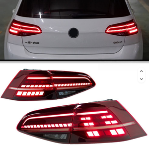 WELIFTRICH Nuevo Conjunto de Luces Traseras para Auto, Actualización Retrofit, LED Rojo 12V para VW Golf Mk7.5 Golf Mk7 2013-2020, conectar y usar. - Product Image 6